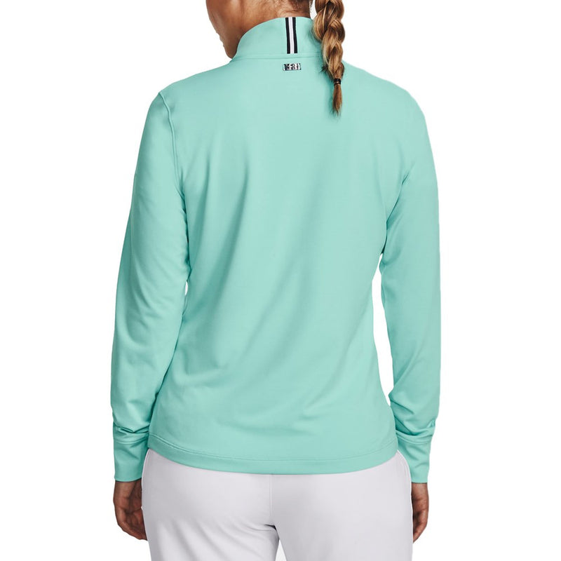 Under Armour Women's UA Playoff ¼ Zip - Neo Turquoise/Midnight Navy/Metallic Silver