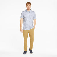 Puma Fancy Plants Golf Polo - Bright White/Tyst Shade