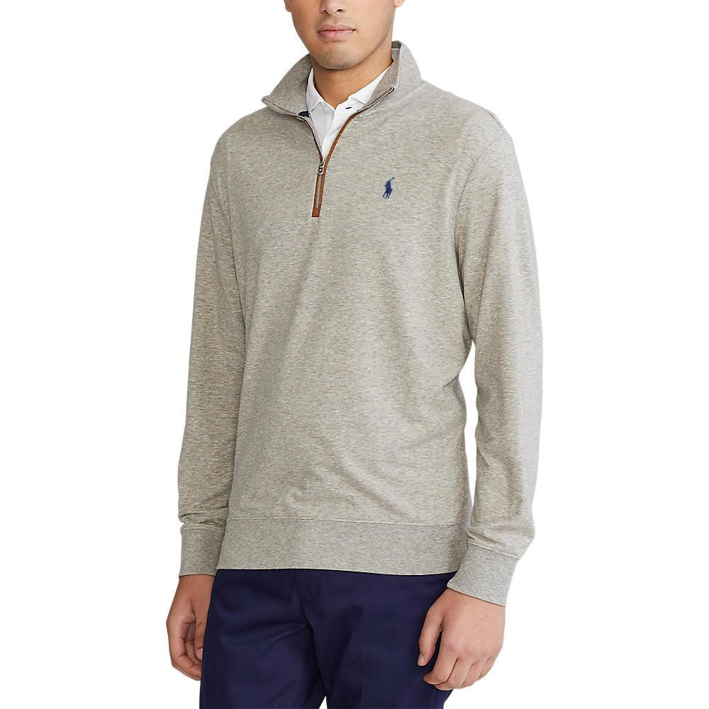 Polo Golf Ralph Lauren Fine Gauge Terry Half Zip - Light Beige